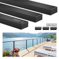 Black Aluminum Handrail 3 Pack X430069