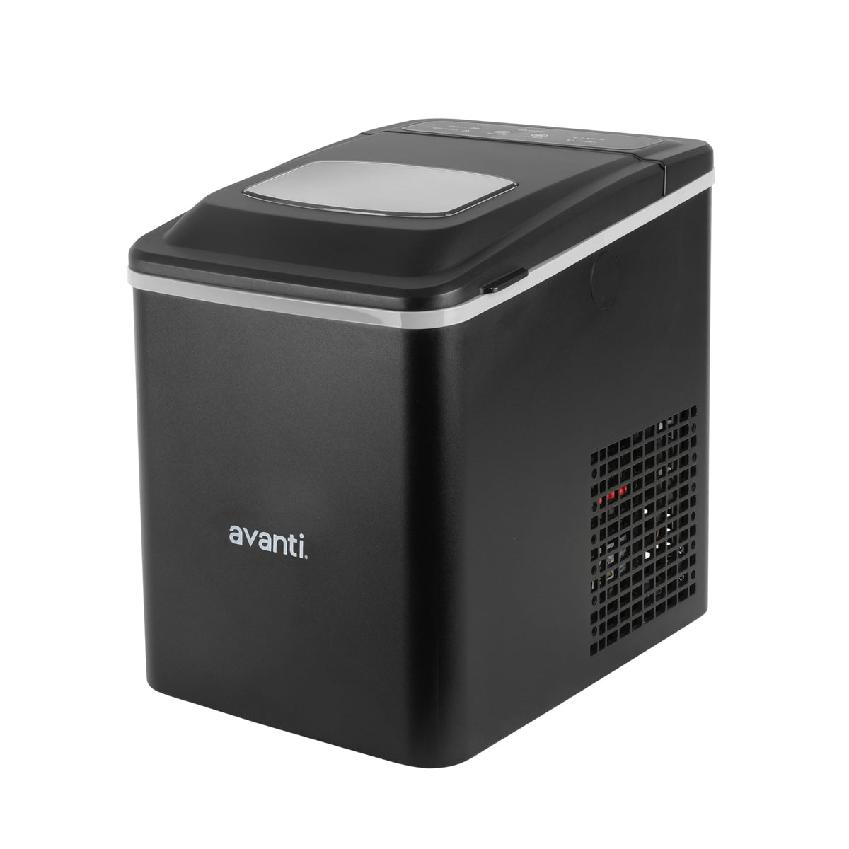 Black Countertop Ice Maker with Scoop N30598