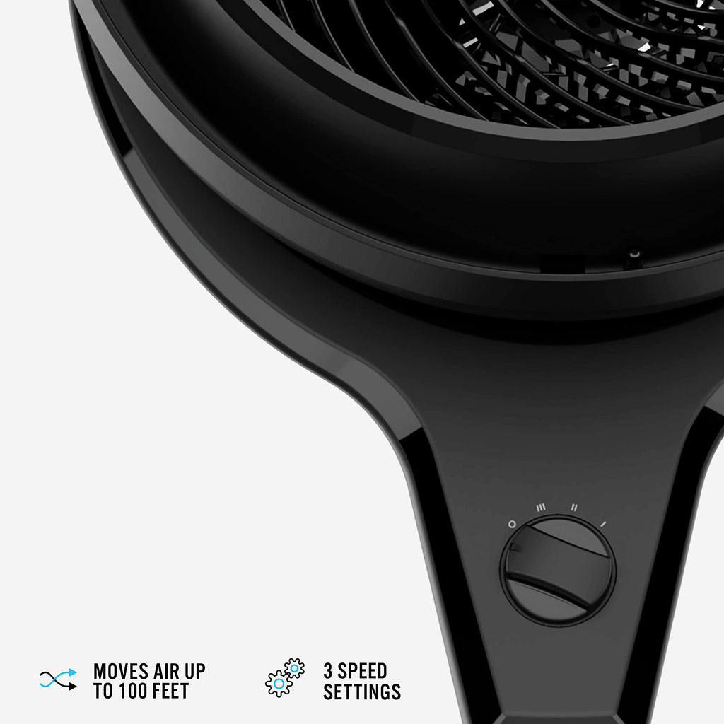 Whole Room Air Circulator Pedestal Fan, 3 Speeds, Black P5677