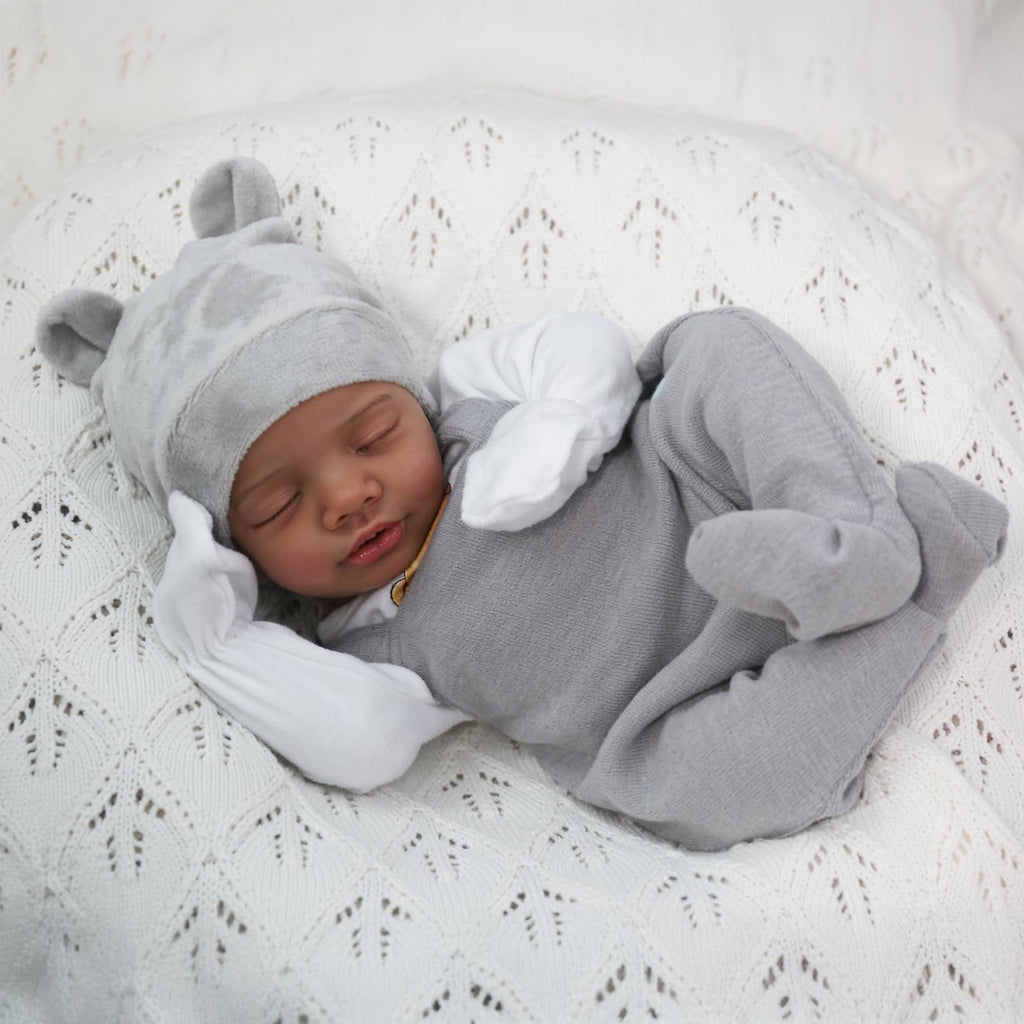 Realistic Reborn Baby Dolls Black 18" African American Boy G564
