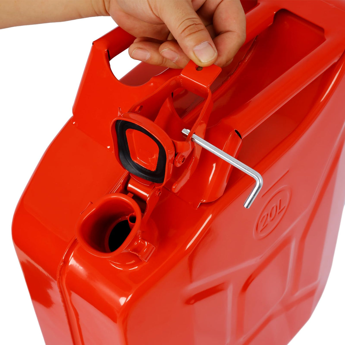 5 Gallon Steel Jerry Fuel Can Set of 3 N2394