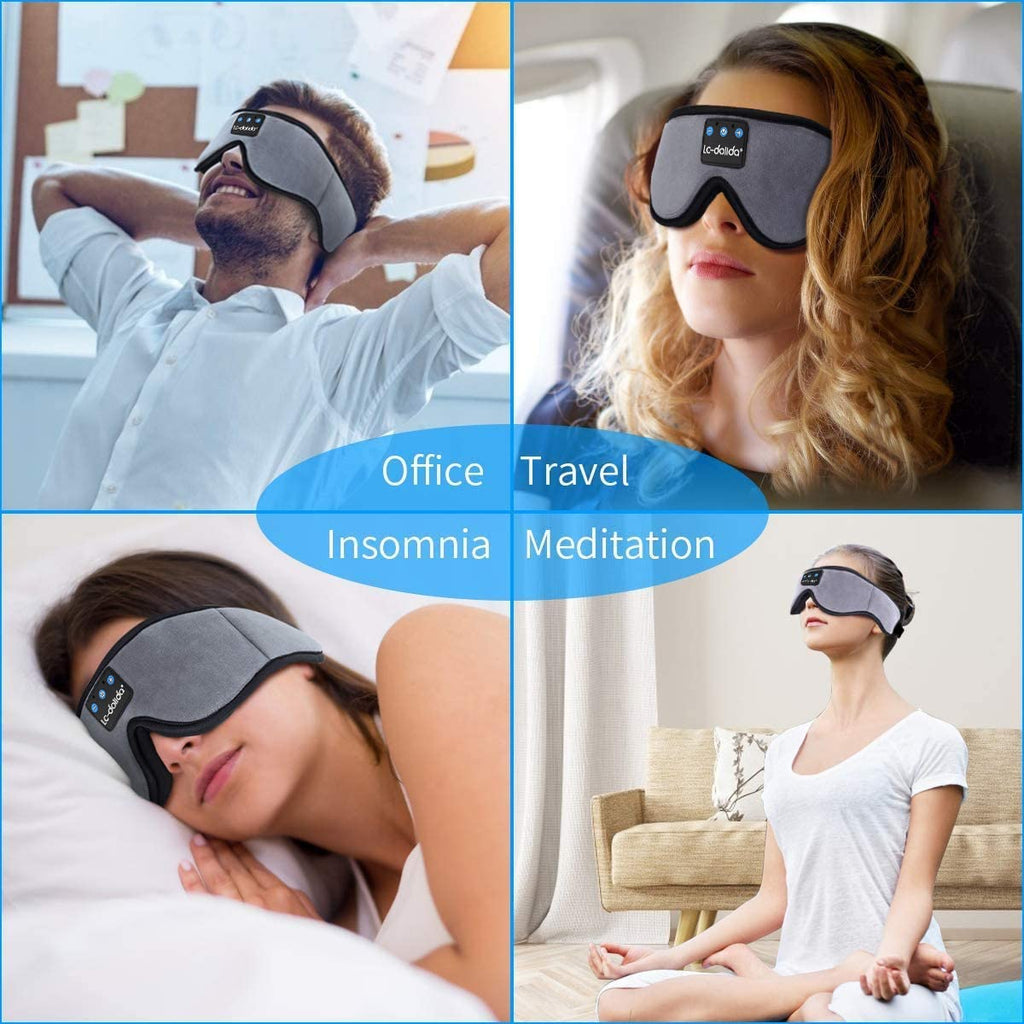 Sleep Mask with Bluetooth Headphones Cotton Y6764