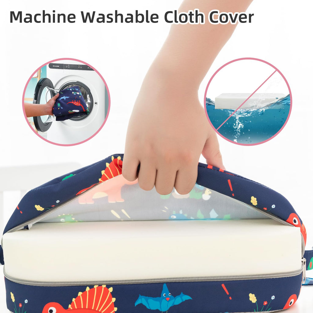 Portable Kids Booster Seat with Safety Buckles O57835