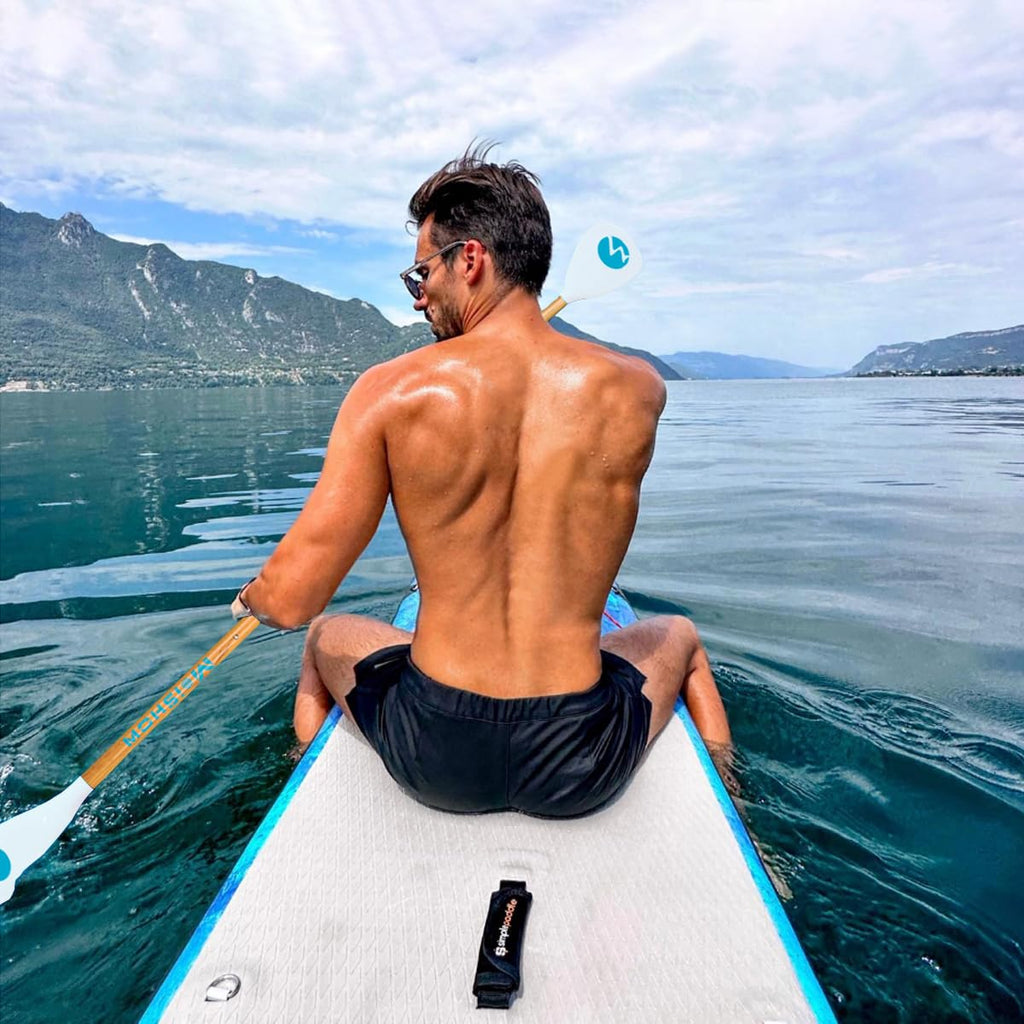 Adjustable 4-Piece Floating Aluminum SUP Paddle Q62023