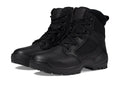 Black 6-Inch Side-Zip Work Boots Z43505