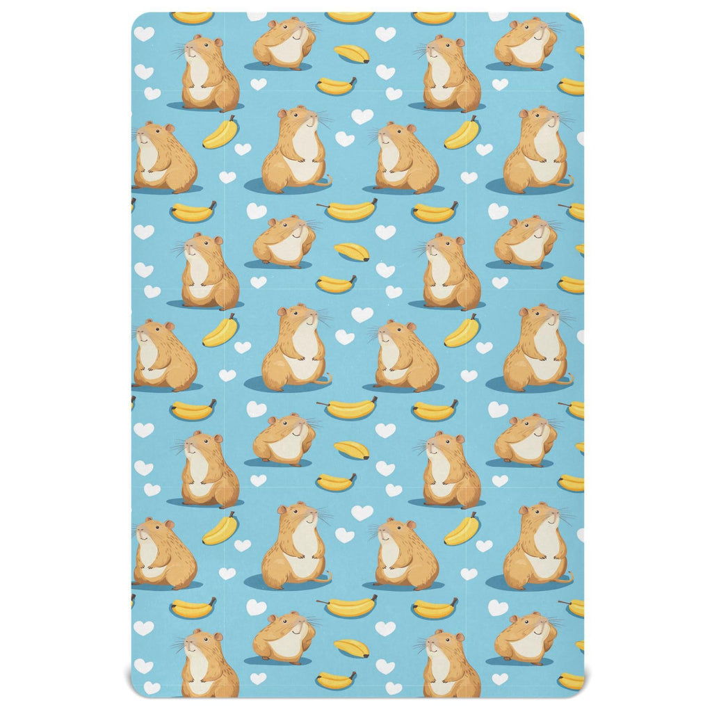 Soft Breathable Microfiber Fitted Crib Sheet, Standard Size 28in x 52in I709