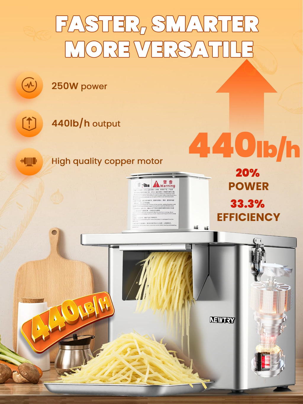 4 in 1 Electric Vegetable Processor B807