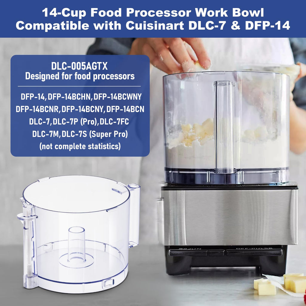 14-Cup Food Processor Work Bowl Replacement with Handle J69249