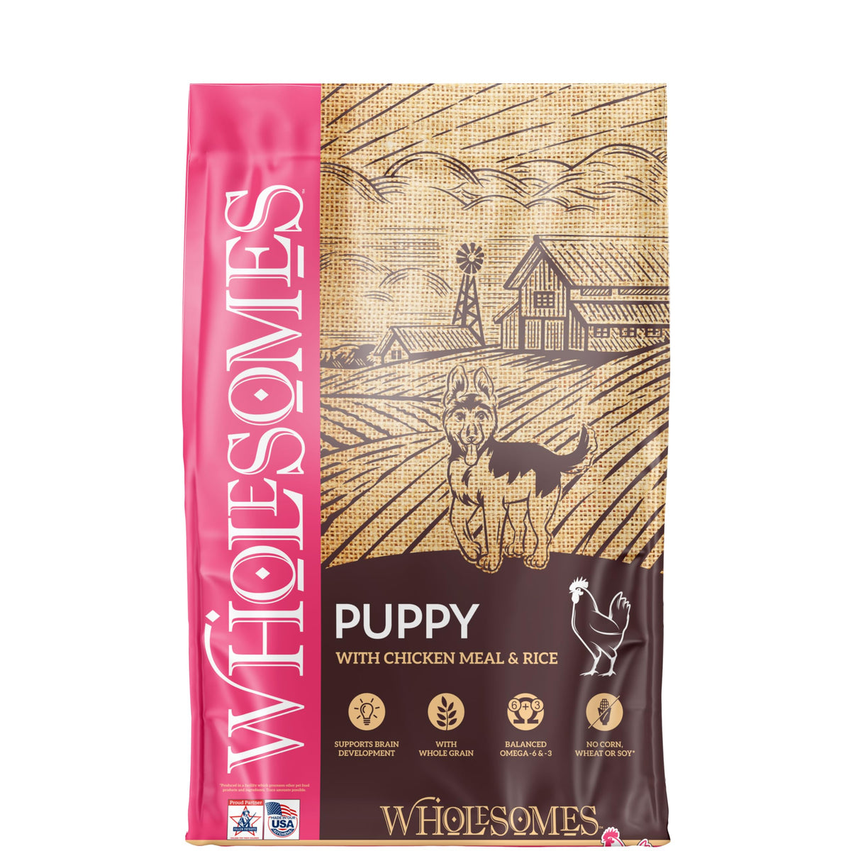 Chicken Meal & Rice Dry Puppy Food 16.5 lb J392