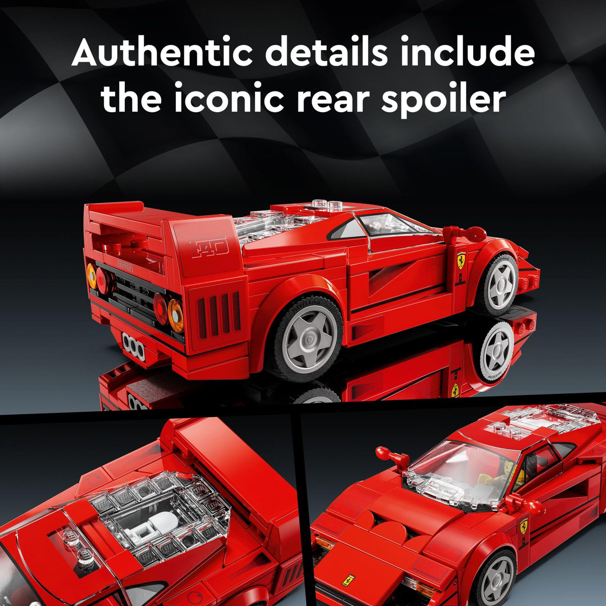 Toy Car Model Building Set with Driver Minifigure H78297
