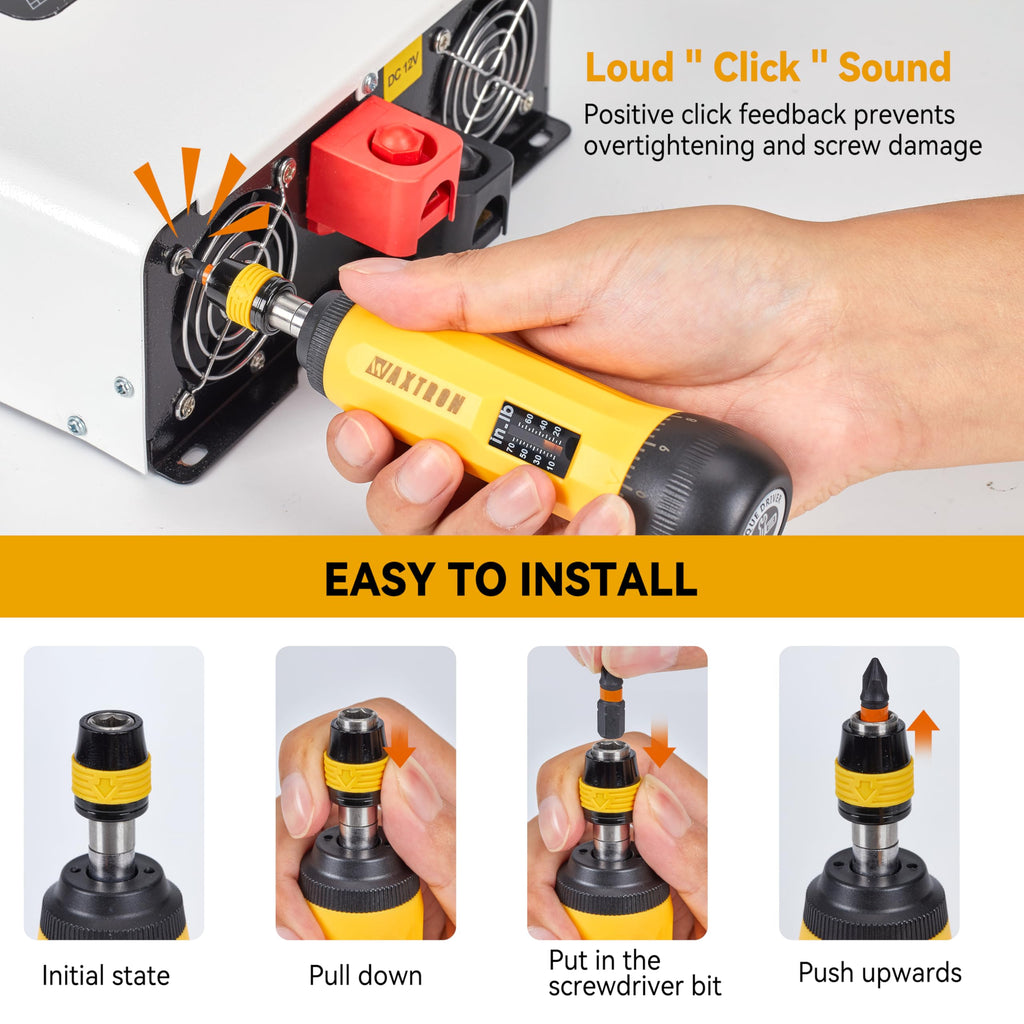Torque Screwdriver Bit Set, 39-Piece 10-70 in-lb I1584