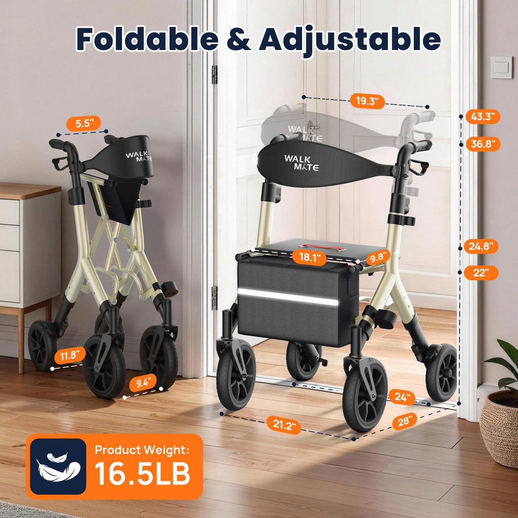 Rollator Walker with Seat I97570