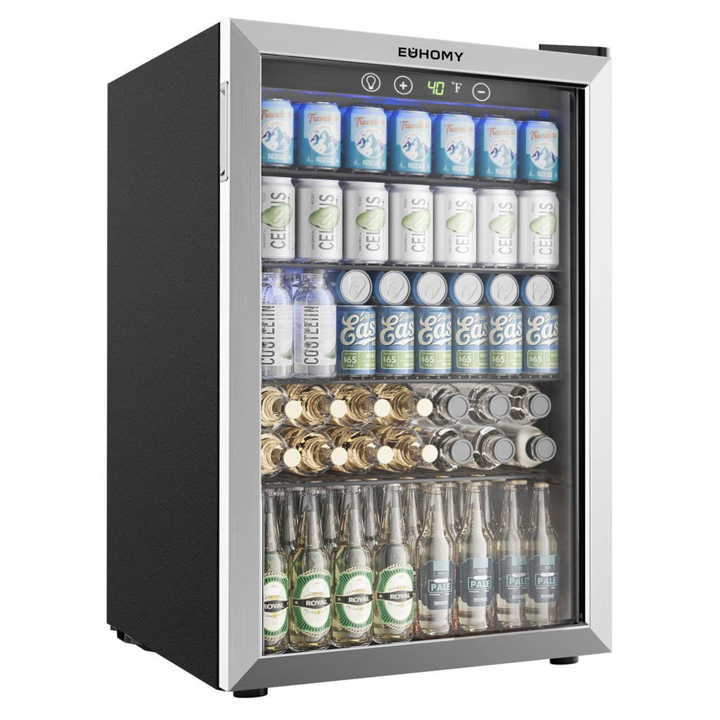 145 Can 4.5 Cu.ft Mini Fridge with Glass Door G8837