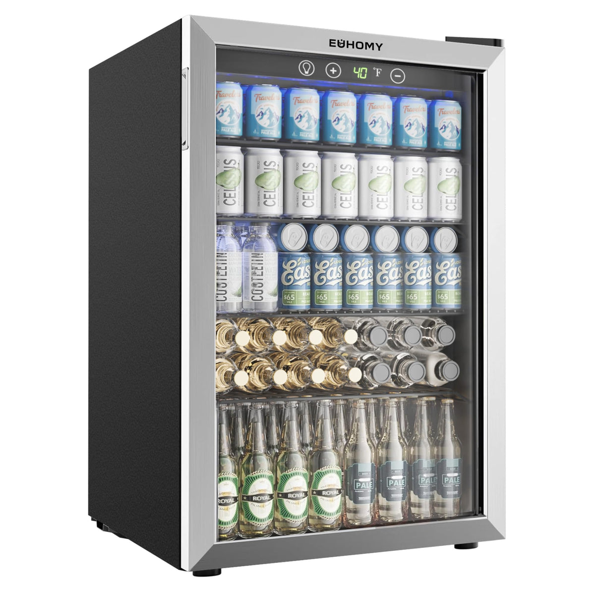 145 Can 4.5 Cu.ft Mini Fridge with Glass Door G8837
