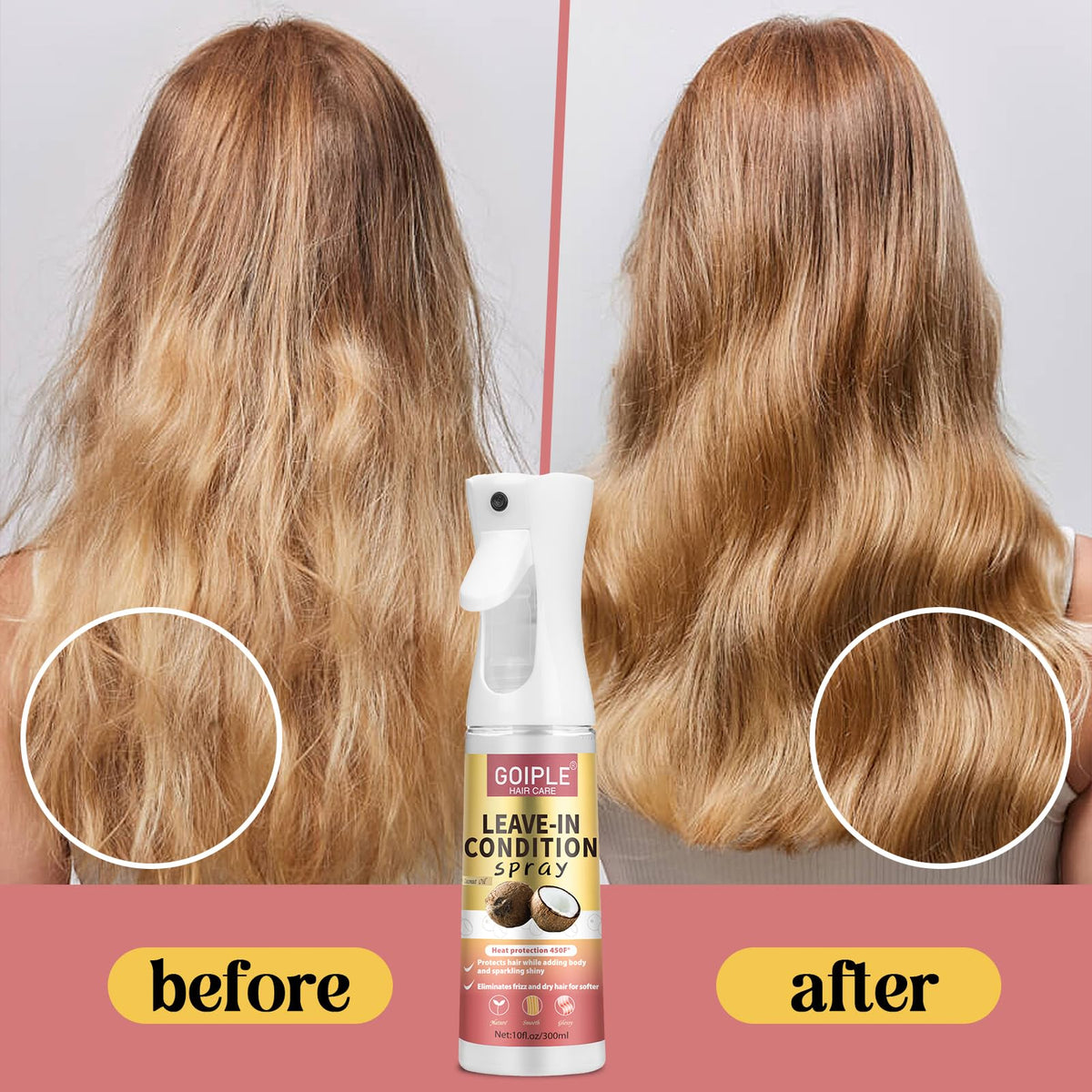 Leave In Conditioner & Heat Protectant Spray I5148