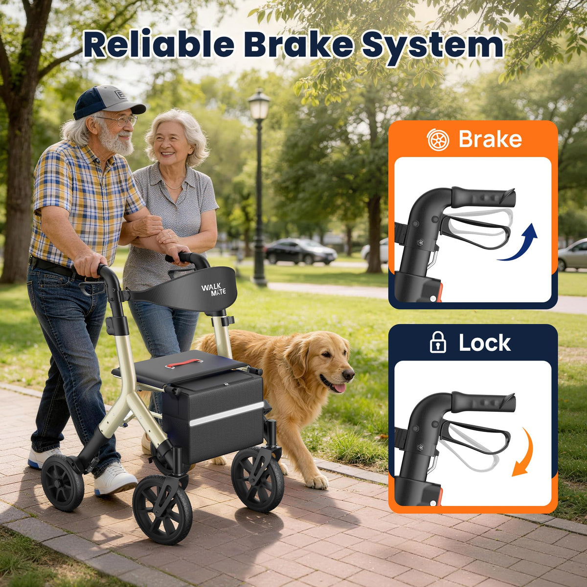 Rollator Walker with Seat I97570