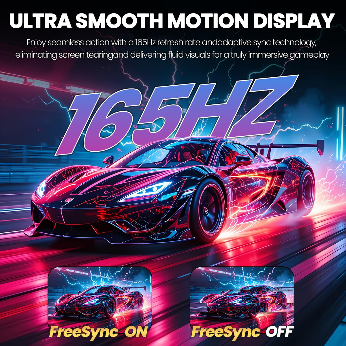 34 Inch 165Hz UWQHD IPS Ultrawide Gaming Monitor C21456