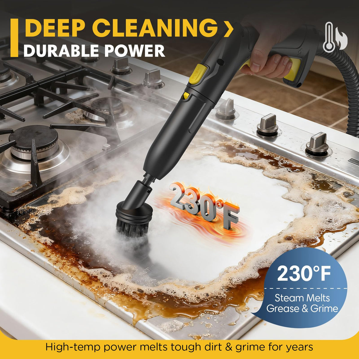 1500W Steam Cleaner with 26 Accessories W6521