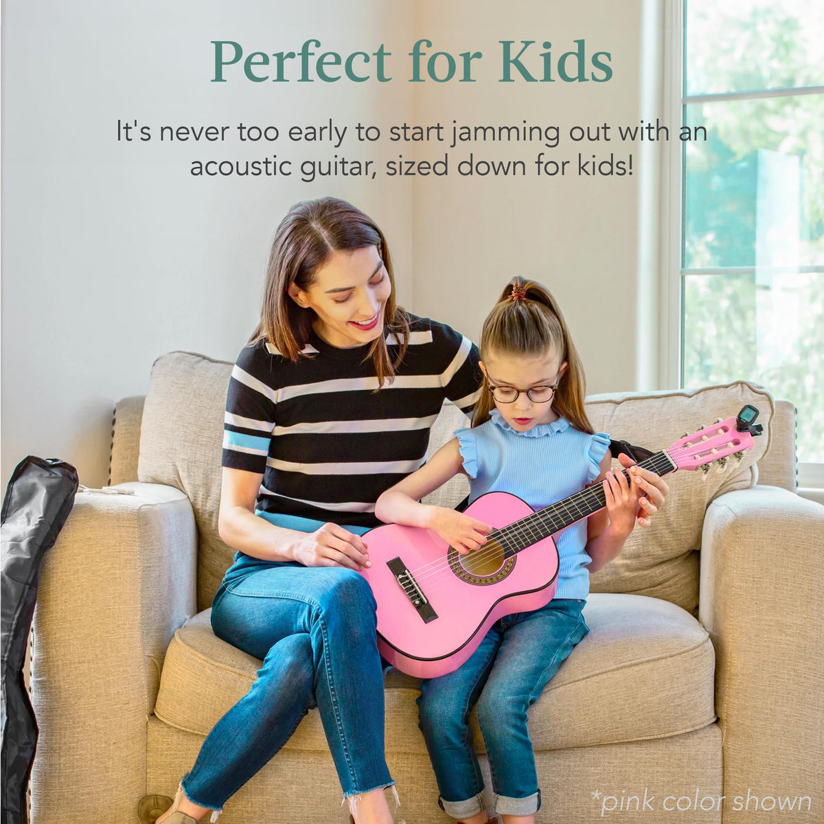 30in Kids Acoustic Guitar Starter Kit with Case V20522