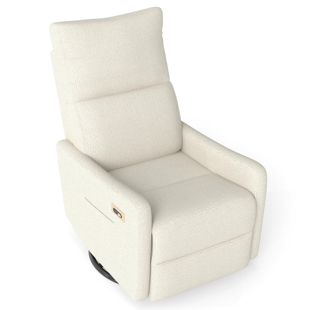 Power Swivel Recliner Chair with USB Charging Port Y2418