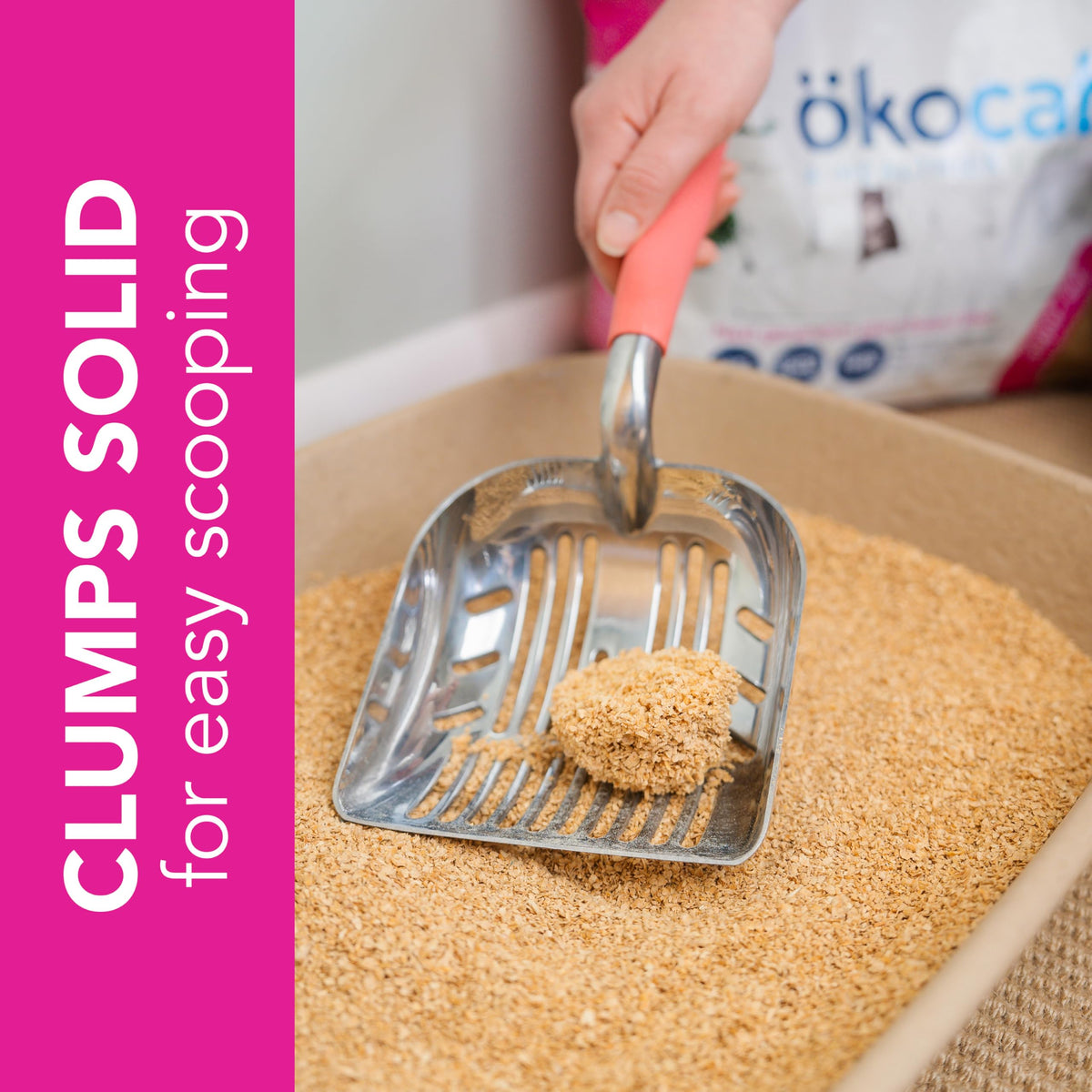 Super Soft Wood Clumping Cat Litter, Unscented, 14 pounds C240