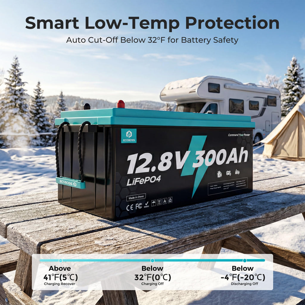 12V 300Ah LiFePO4 Deep Cycle Lithium Battery 2Pack U8116