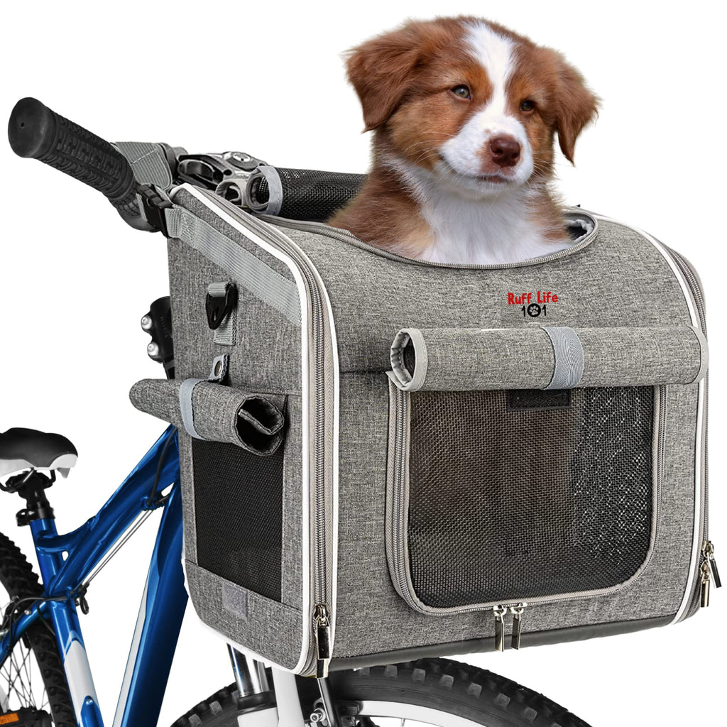Expandable Reflective Pet Carrier Backpack with 4 Open Doors R826