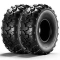 Set of 2 19x7-8 6 Ply Tubeless ATV Tires W563