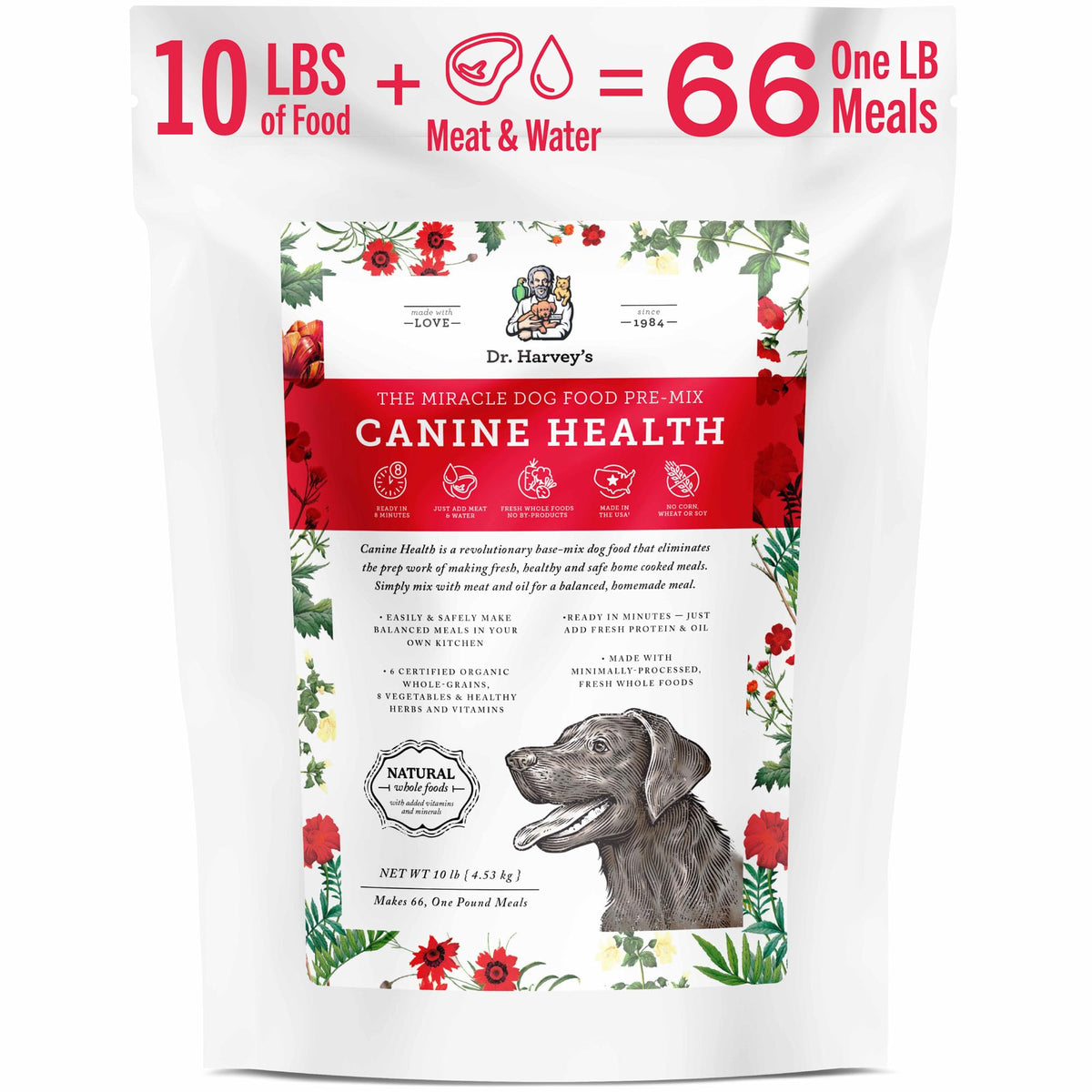 Dehydrated Dog Food Base Mix 10 lb A1593