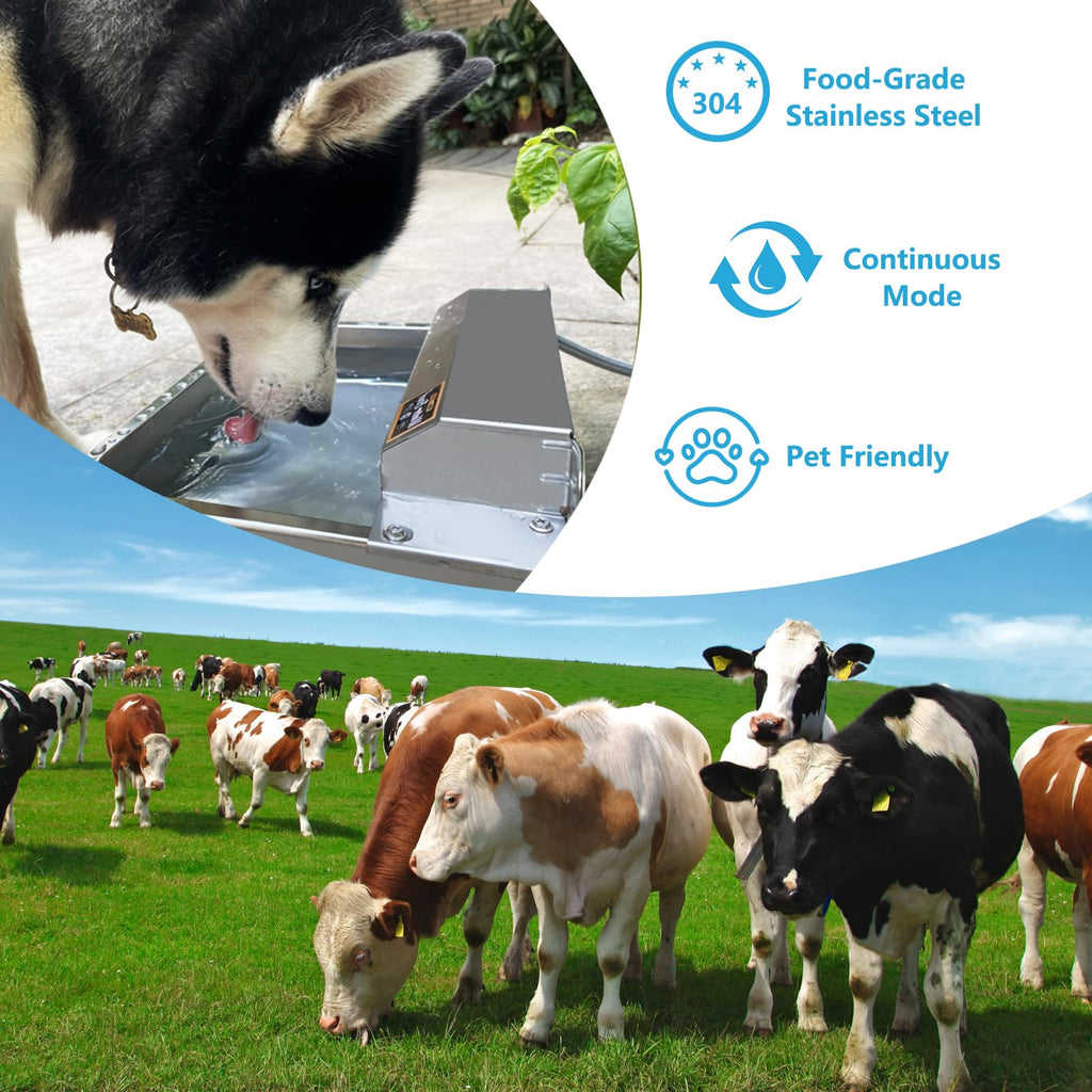 Large 304 Stainless Steel Automatic Chicken Water Dispenser P334047
