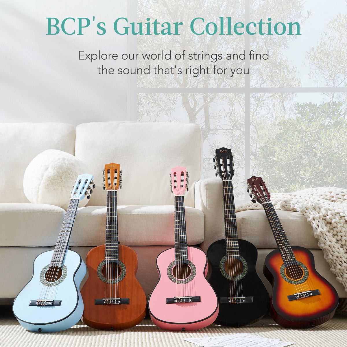 30in Kids Acoustic Guitar Starter Kit with Case V20522