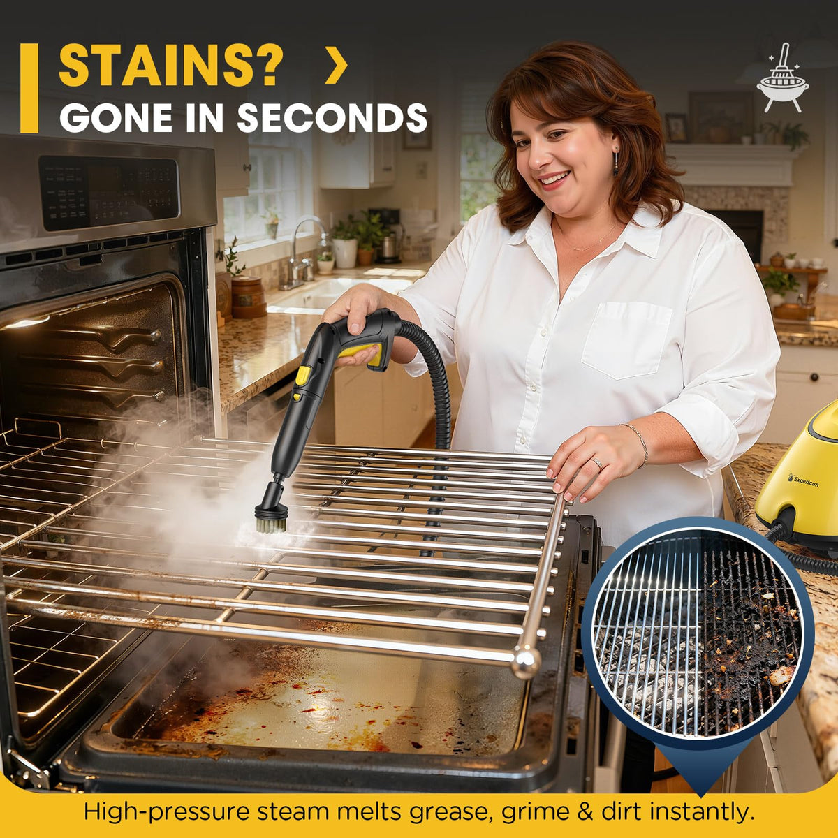 1500W Steam Cleaner with 26 Accessories W6521