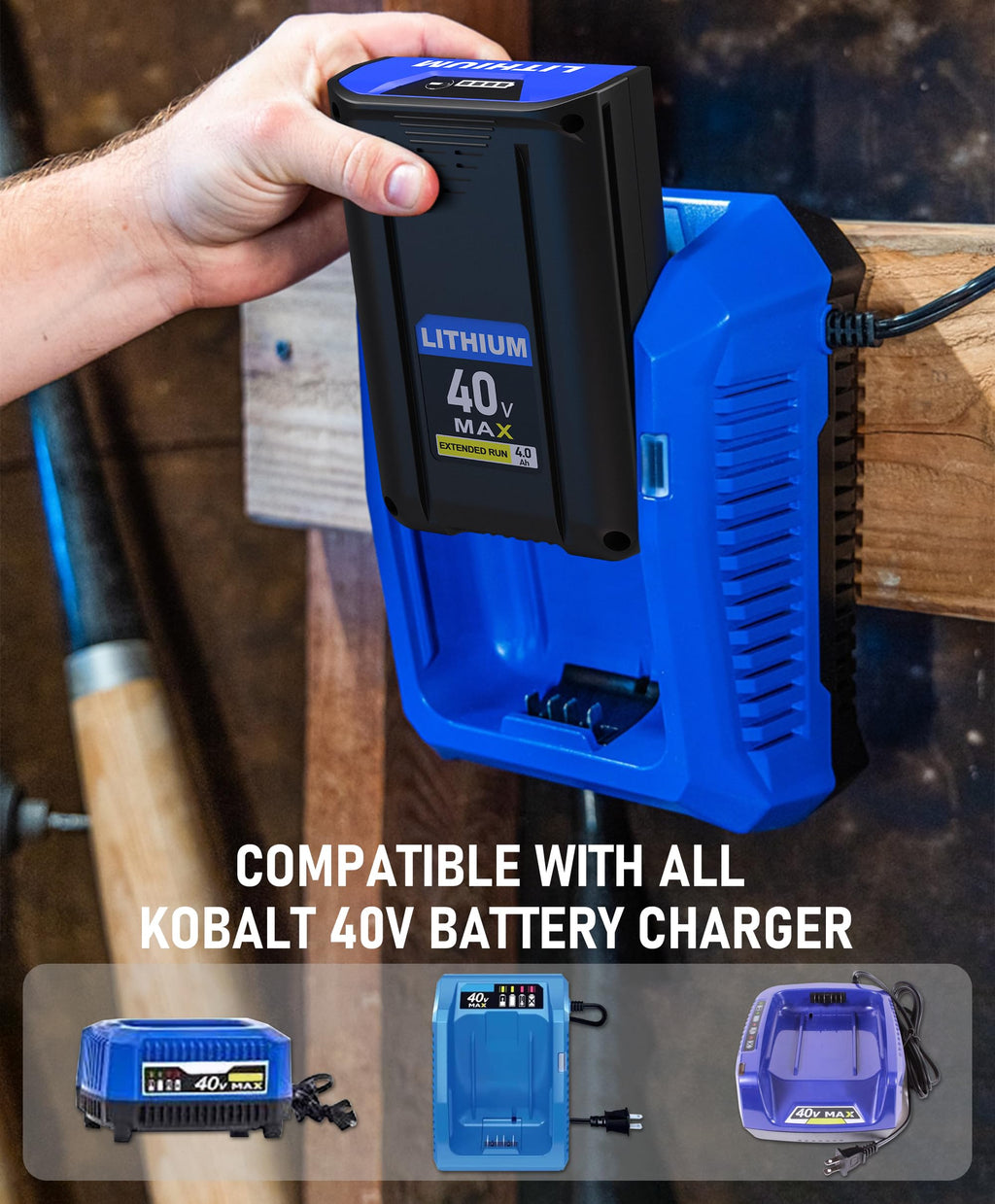 40 Volt Lithium Ion Battery W239