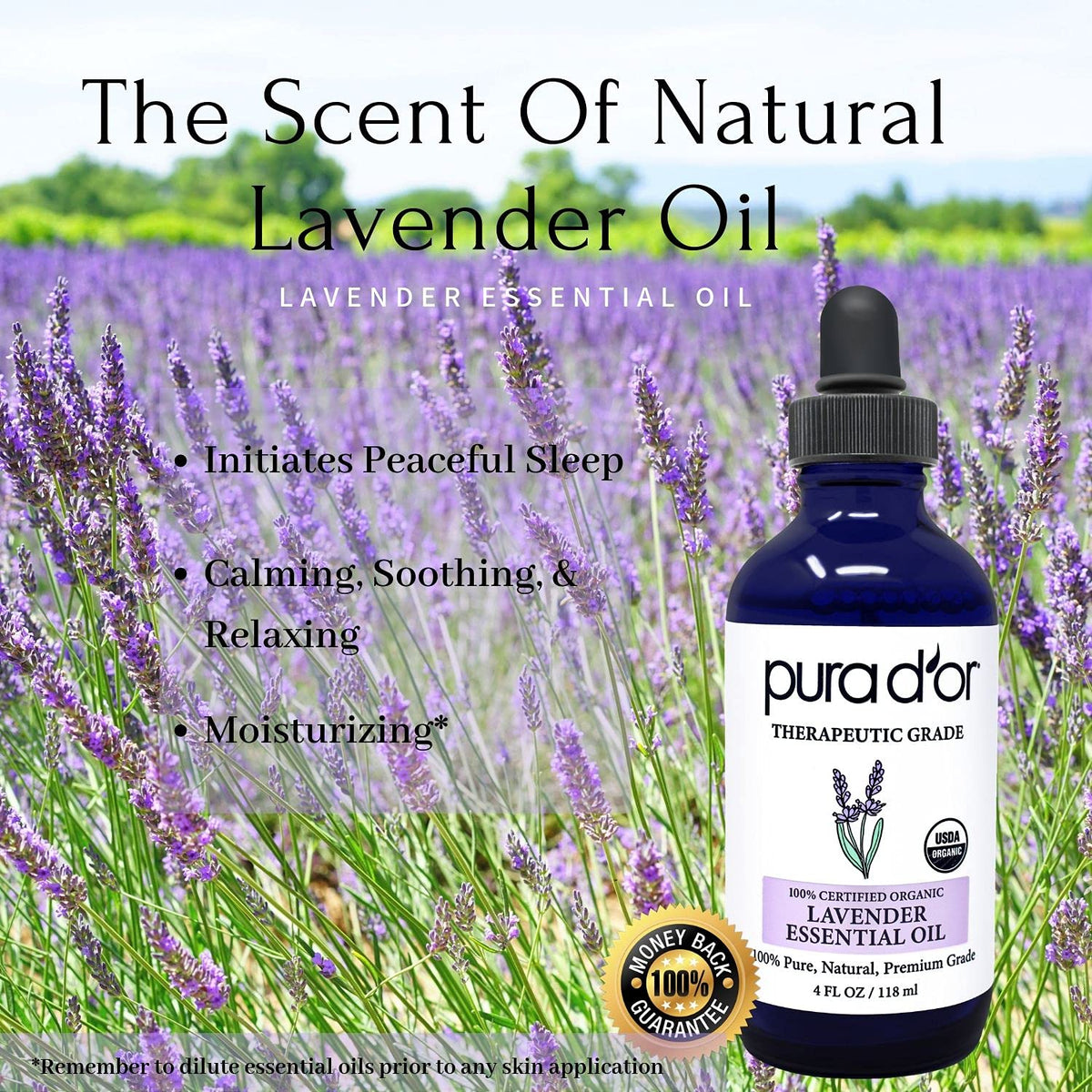Organic Lavender & Rosemary Essential Oils Bundle 4oz Each M9714