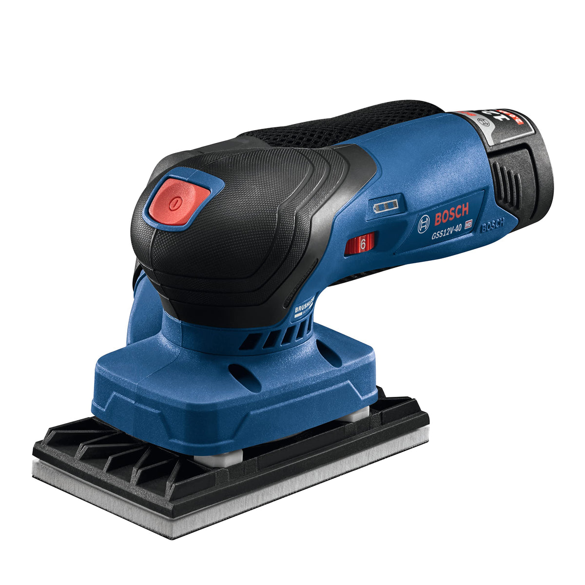 12V Brushless Orbital Finishing Sander with Dust Bag S689013