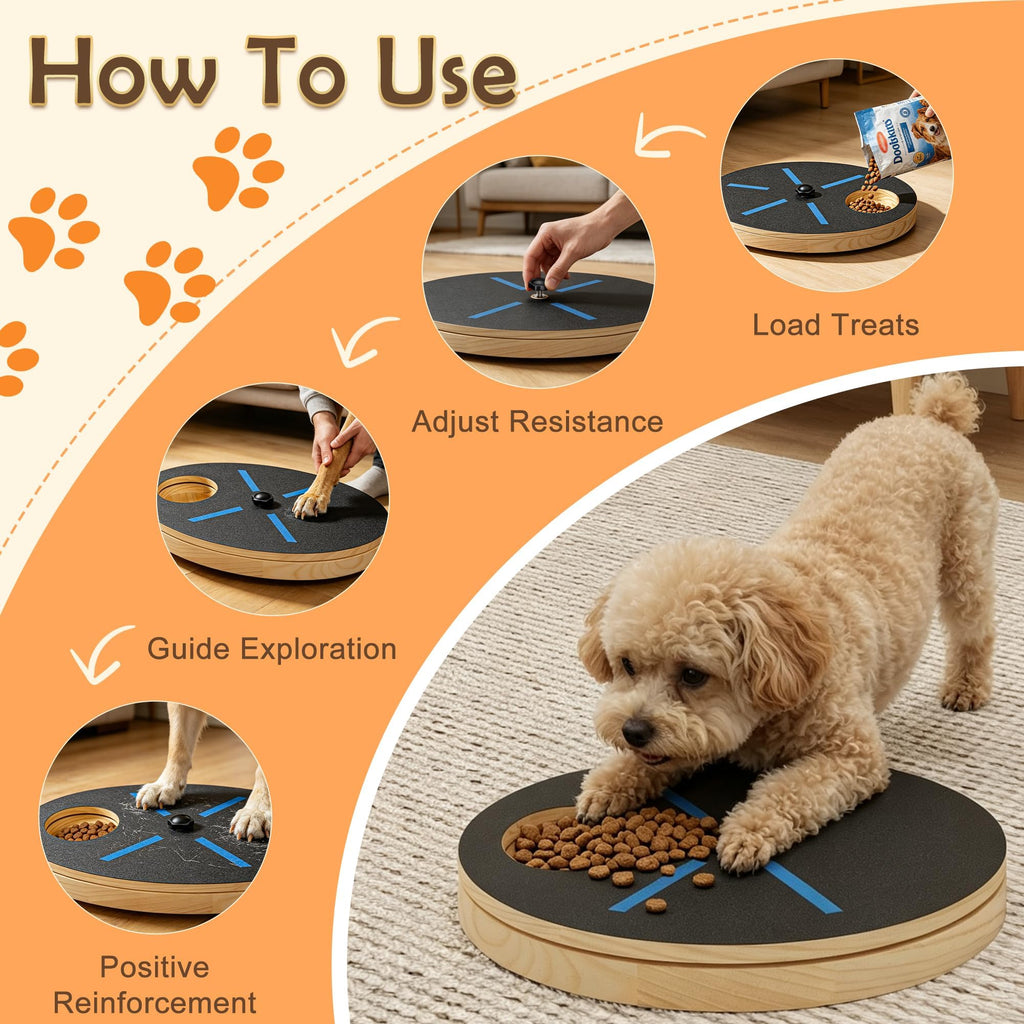 Dog Nail Scratcher Board with Treat Box U446