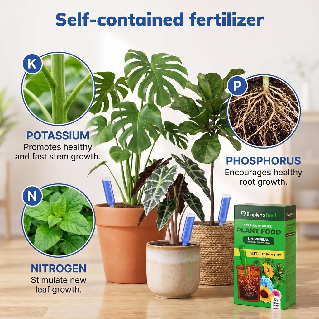Liquid Plant Food Fertilizer 6-Pack Concentrated Nutrient Solution R7524
