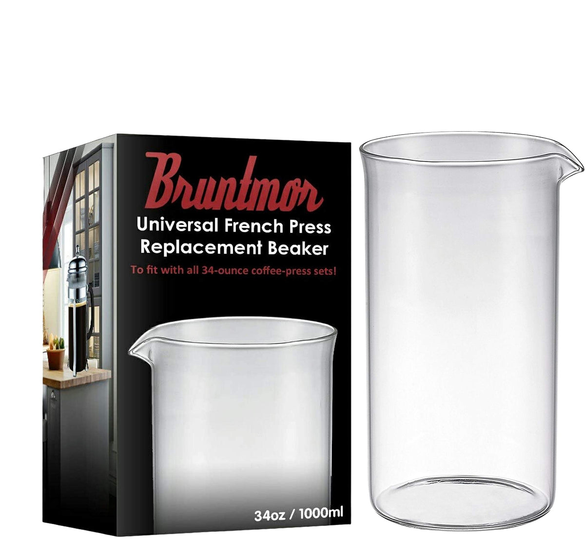 34 oz Borosilicate Glass Carafe L743