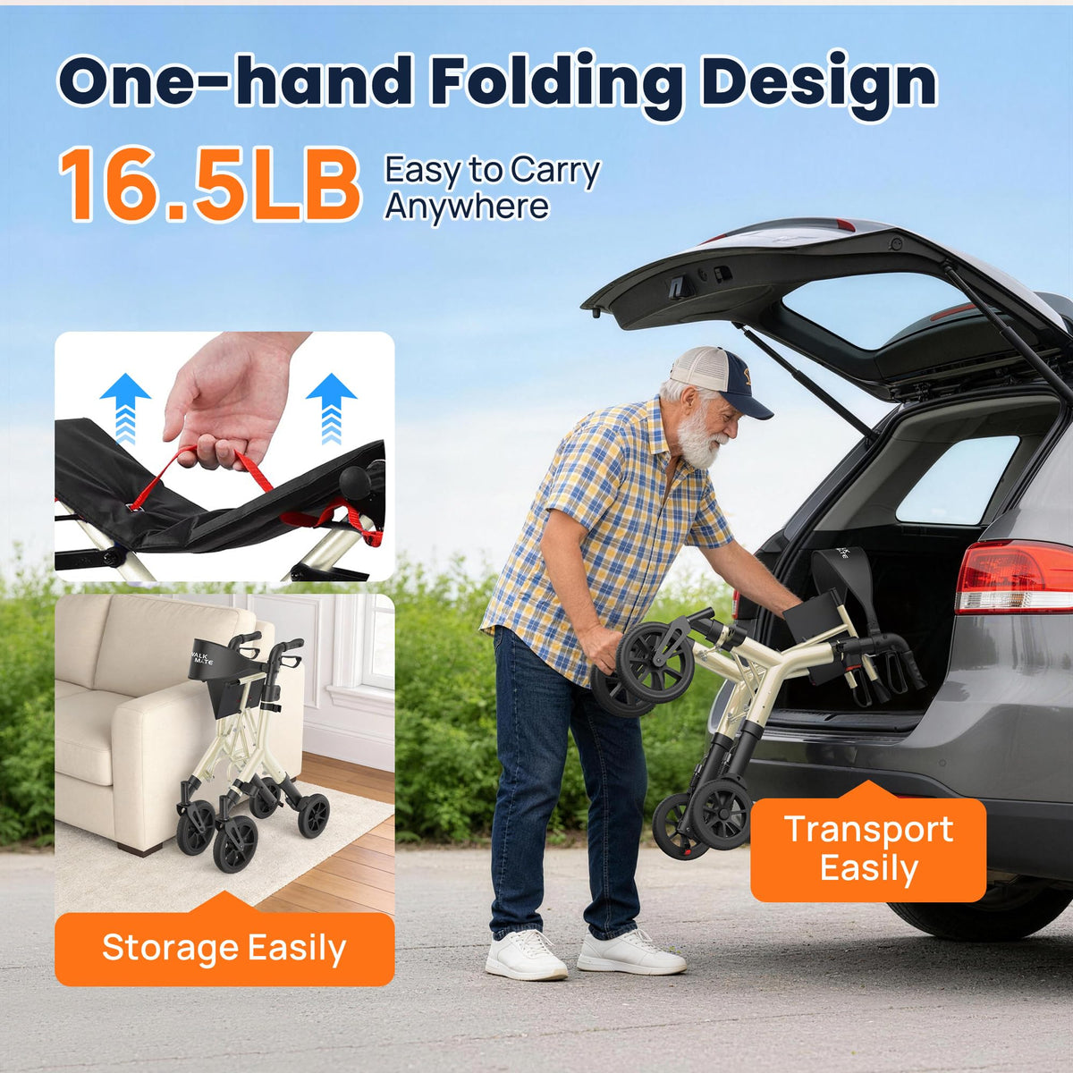 Rollator Walker with Seat I97570