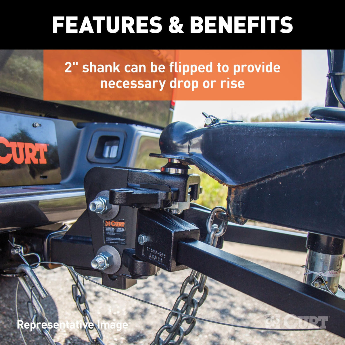 Weight Distribution Hitch, 15,000 lbs., 2-Inch Shank M22590