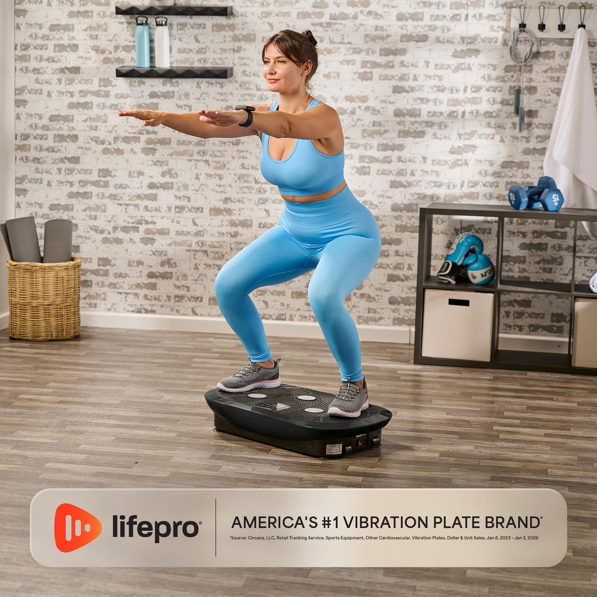 Vibration Plate Exercise Machine with 7 Training Modes T29135