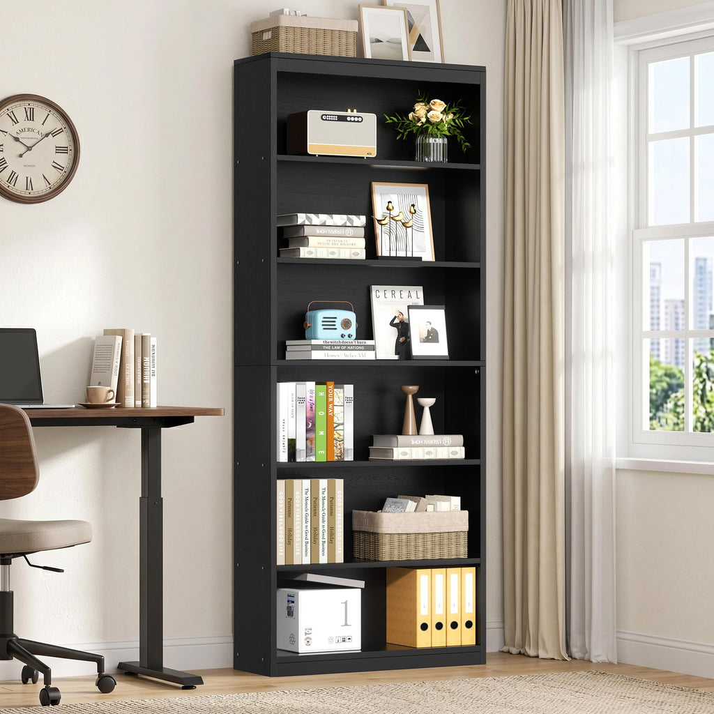 71" H Tall Wood Bookshelf J388182