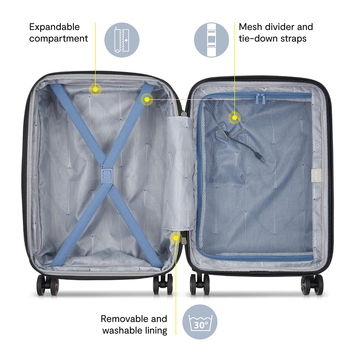 20 Inch Hardside Carry-On Luggage T31394