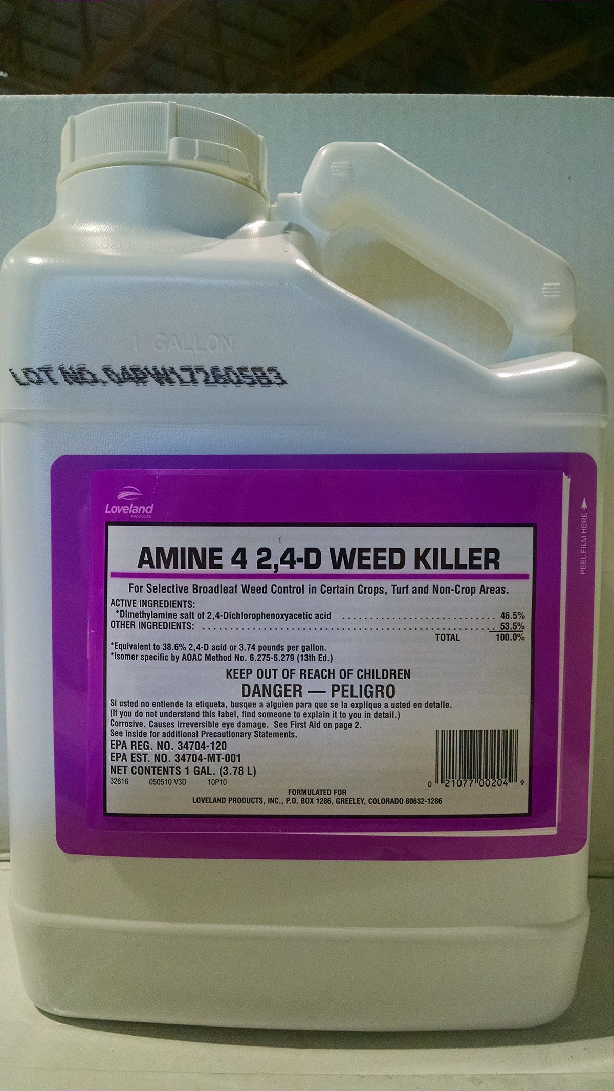 4 2,4-D Weed Killer 1 gal Y650324