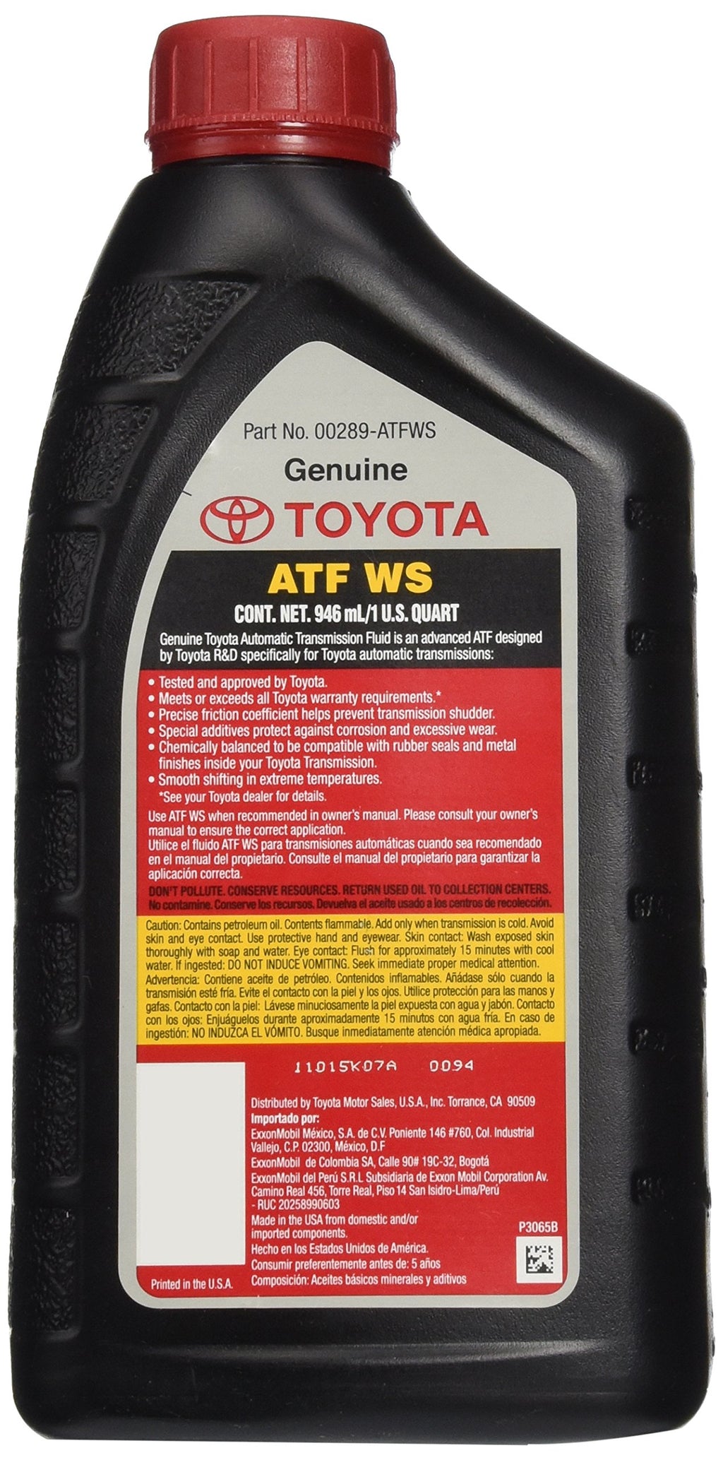 Automatic Transmission Fluid Pack of 4 I6415