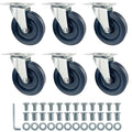Caster Wheels for Mechanic Creepers, 3'' Pack of 6 V77379