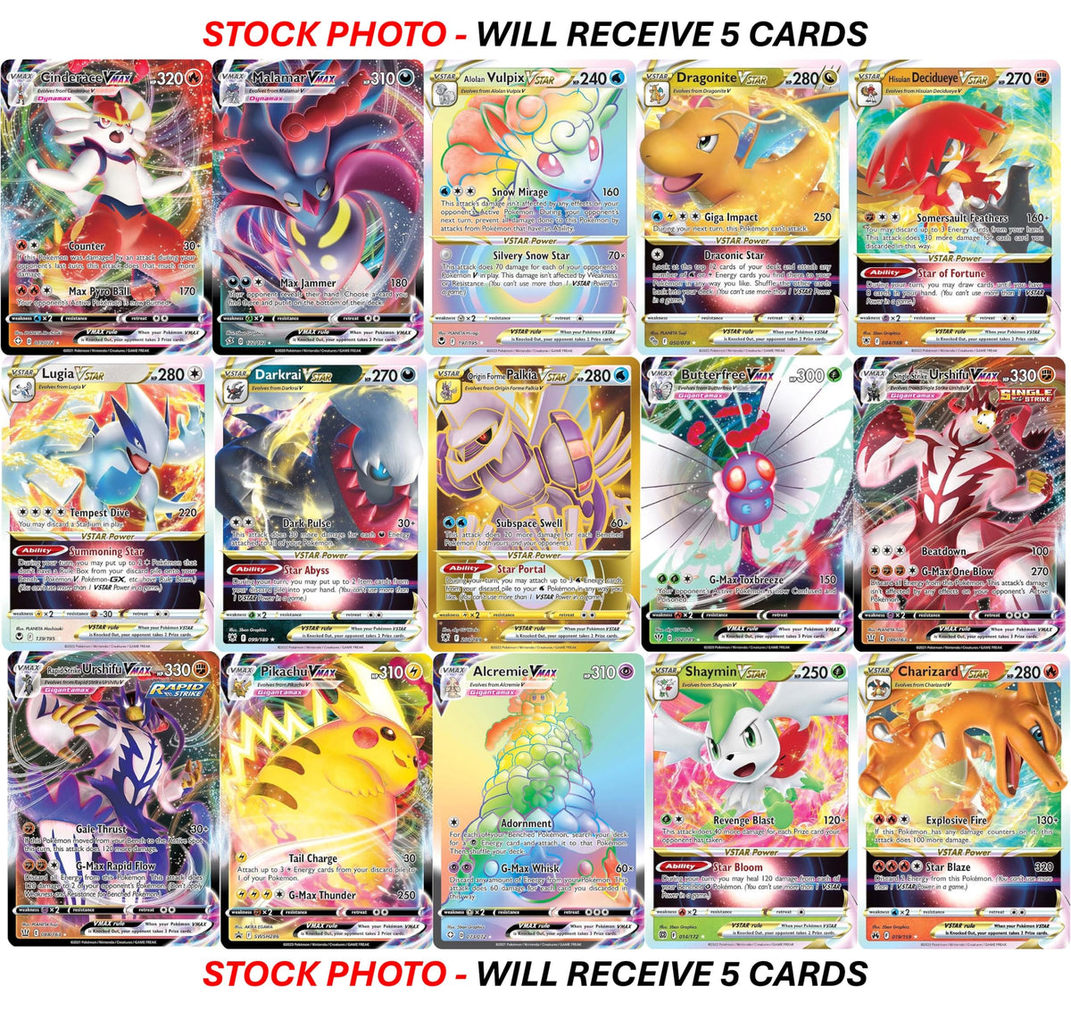 Pokemon Card VMAX VSTAR Bundle P641