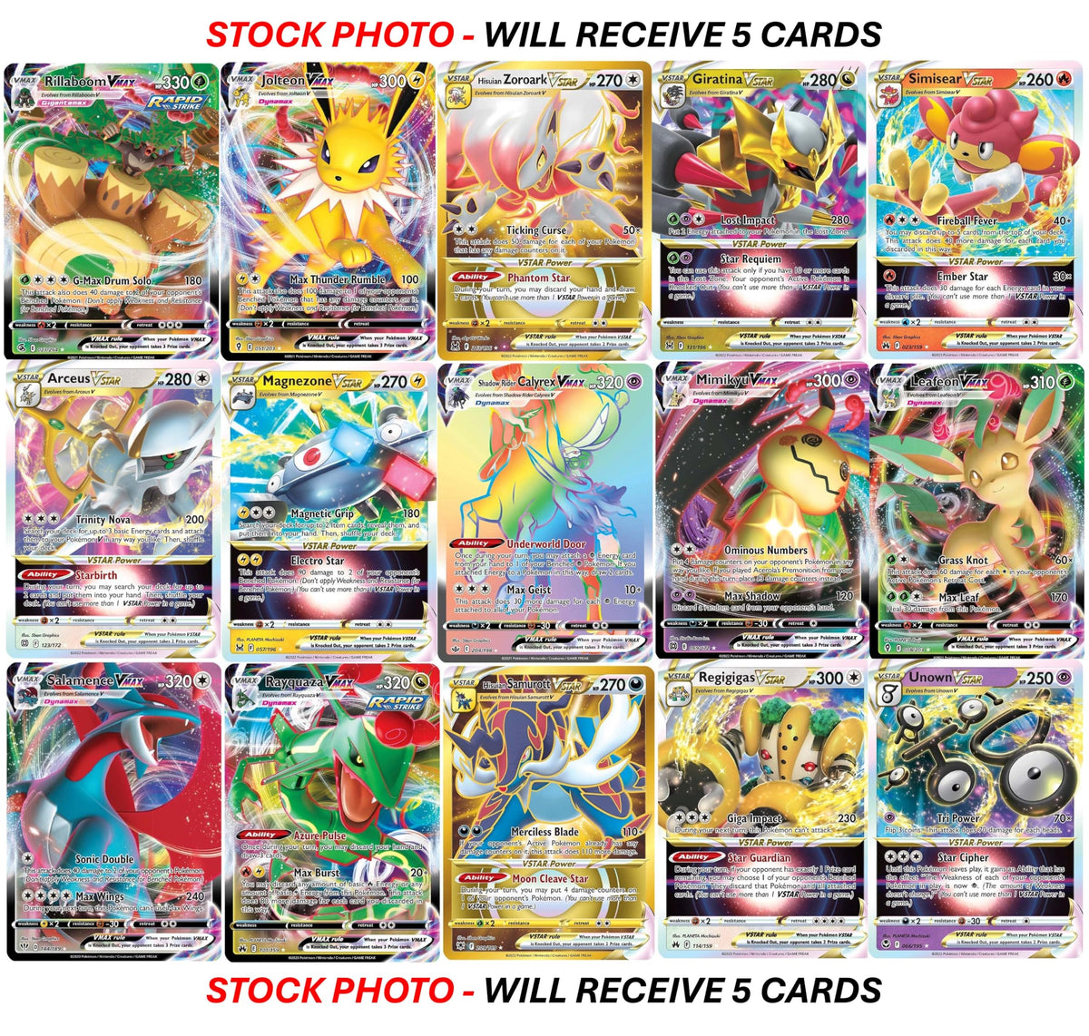 Pokemon Card VMAX VSTAR Bundle P641